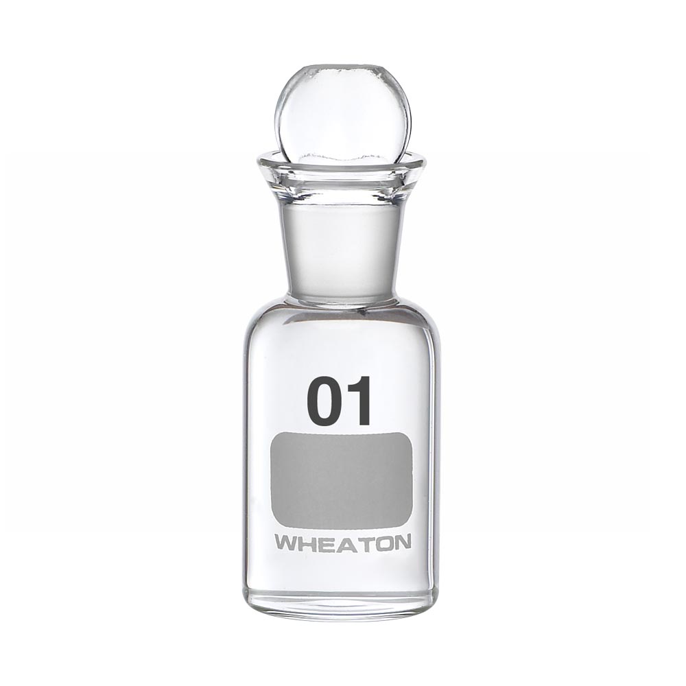 WHEATON 生化需氧量瓶 BOD瓶 60 mL 1 - 36 玻璃pennyhead塞 36個/盒