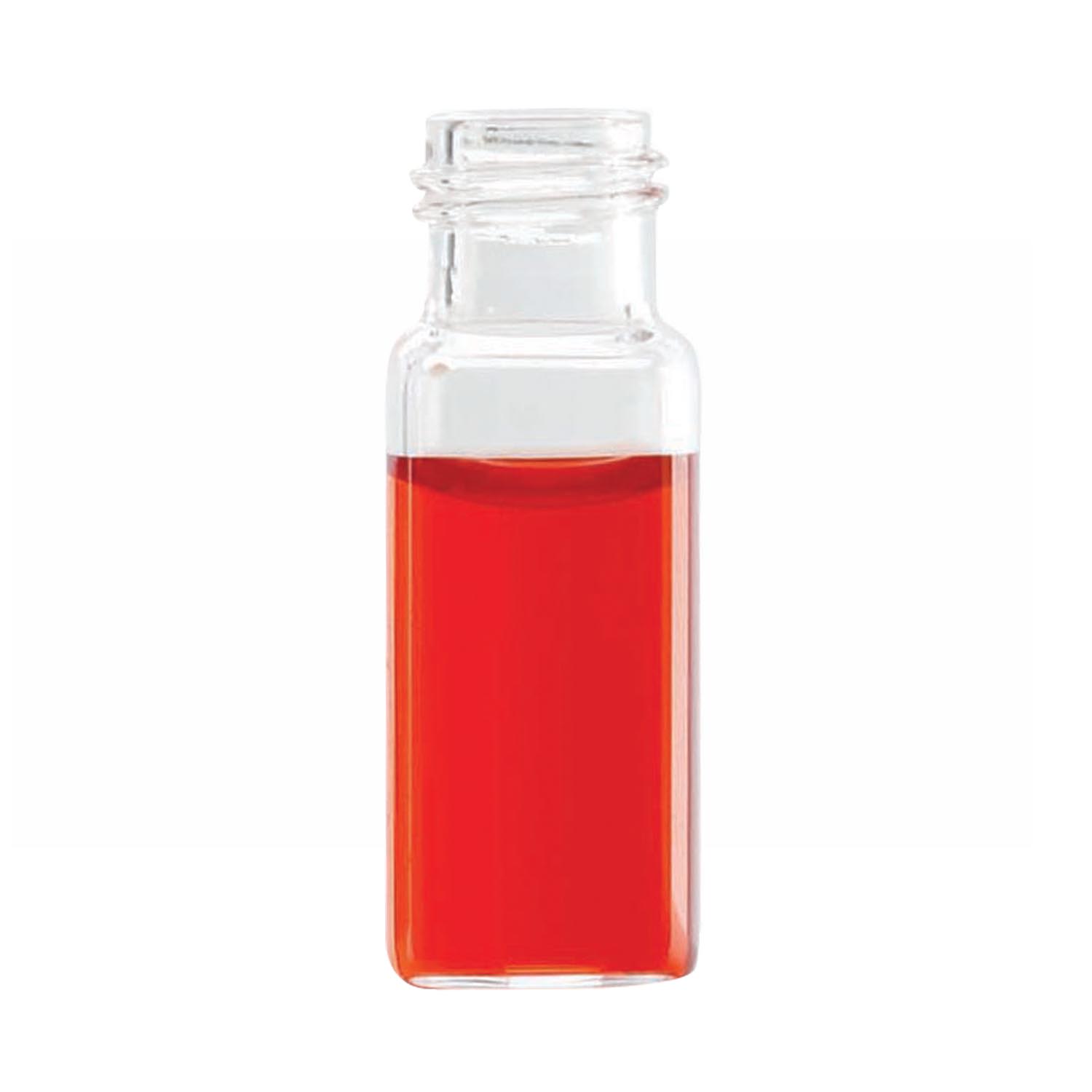 WHEATON 螺紋口自動進樣瓶 1.8 mL 無色透明瓶 藍色聚丙烯旋蓋 PTFE/硅樹脂蓋墊 1000個/盒