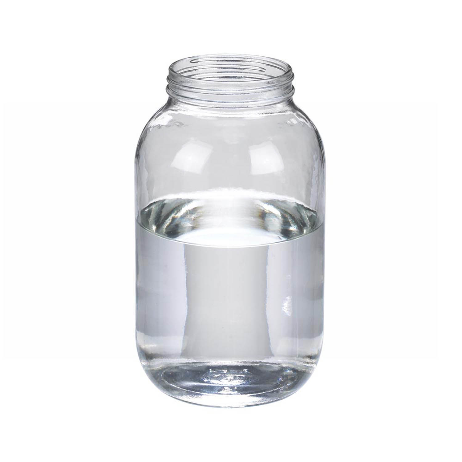 WHEATON 2000mL 無(wú)色透明標(biāo)準(zhǔn)廣口瓶 無(wú)蓋 6個(gè)/盒