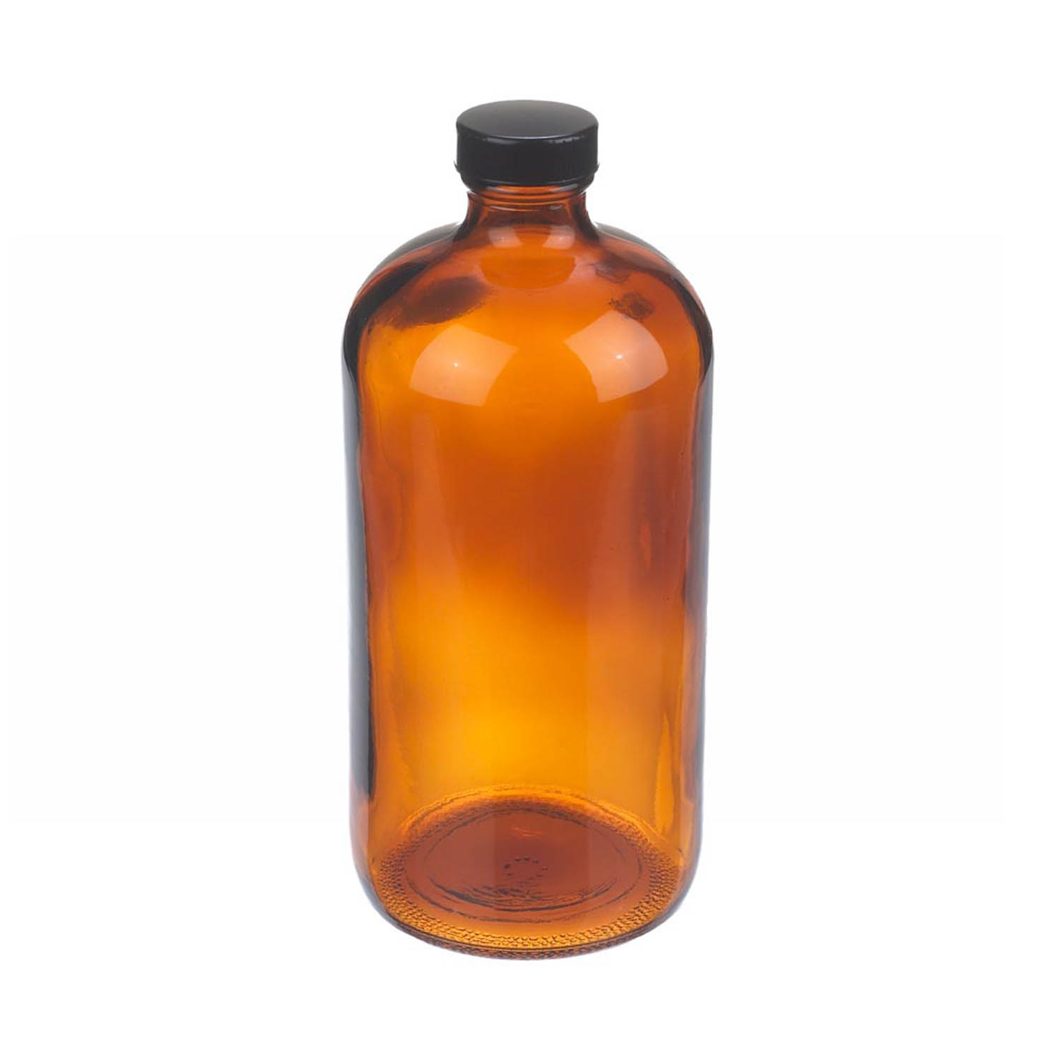 WHEATON 1000mL 棕色波士頓圓形瓶 黑酚醛樹(shù)脂蓋 橡膠蓋墊 12個(gè)/盒