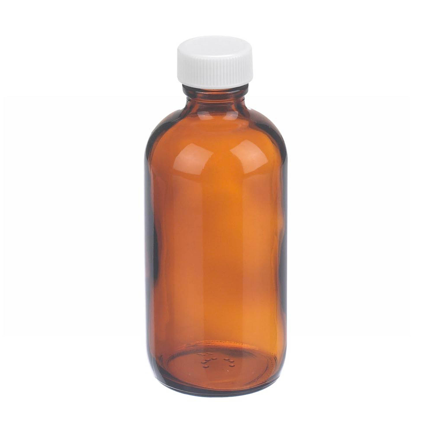 WHEATON 125mL 棕色波士頓圓形瓶 白色聚丙烯蓋 聚乙烯瓶蓋墊 160個(gè)/盒
