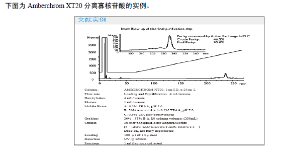 陶氏Amberchrom XT系列反相聚合物填料